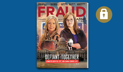 Defiant together, Fraud Magazine, March/April 2024