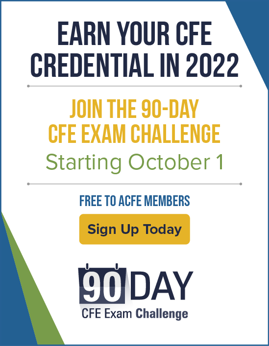 Join the 90 Day CFE Exam Challenge