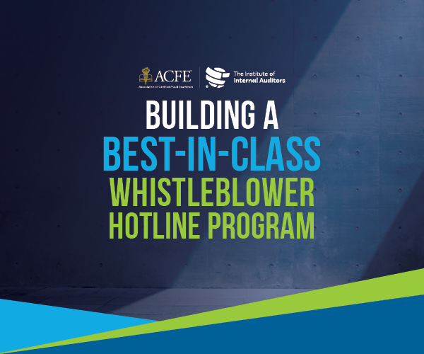 building a best in class whistleblower hotline program report