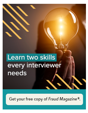 Get a free copy of Fraud Magazine