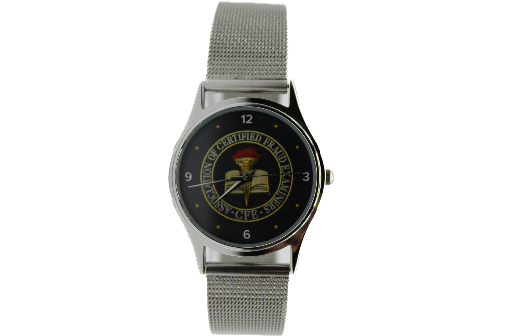 Stainless Steel Unisex Watch with ACFE Seal on Watch Face