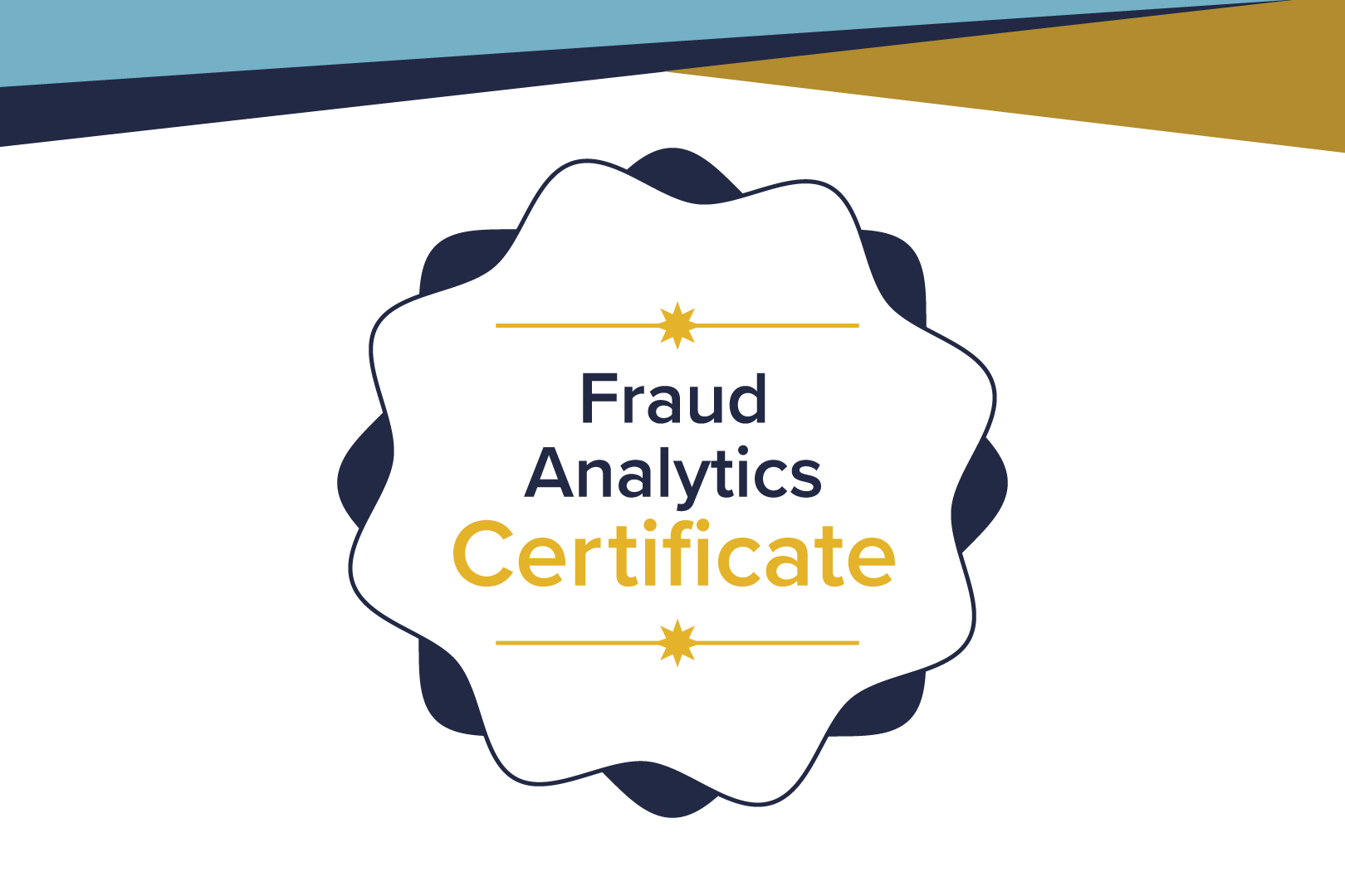 Image of Fraud Analytics Certificate Badge