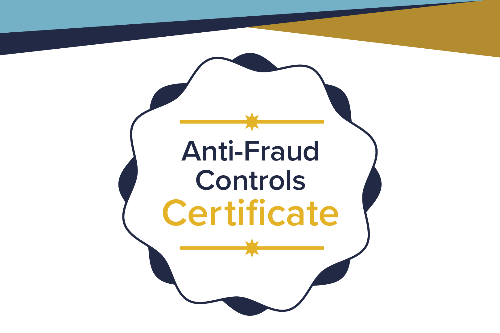 Image of Anti-Fraud Controls Certificate Badge
