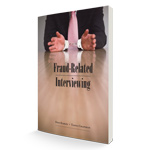 Fraud Related Interviewing book man in tie in handcuffs