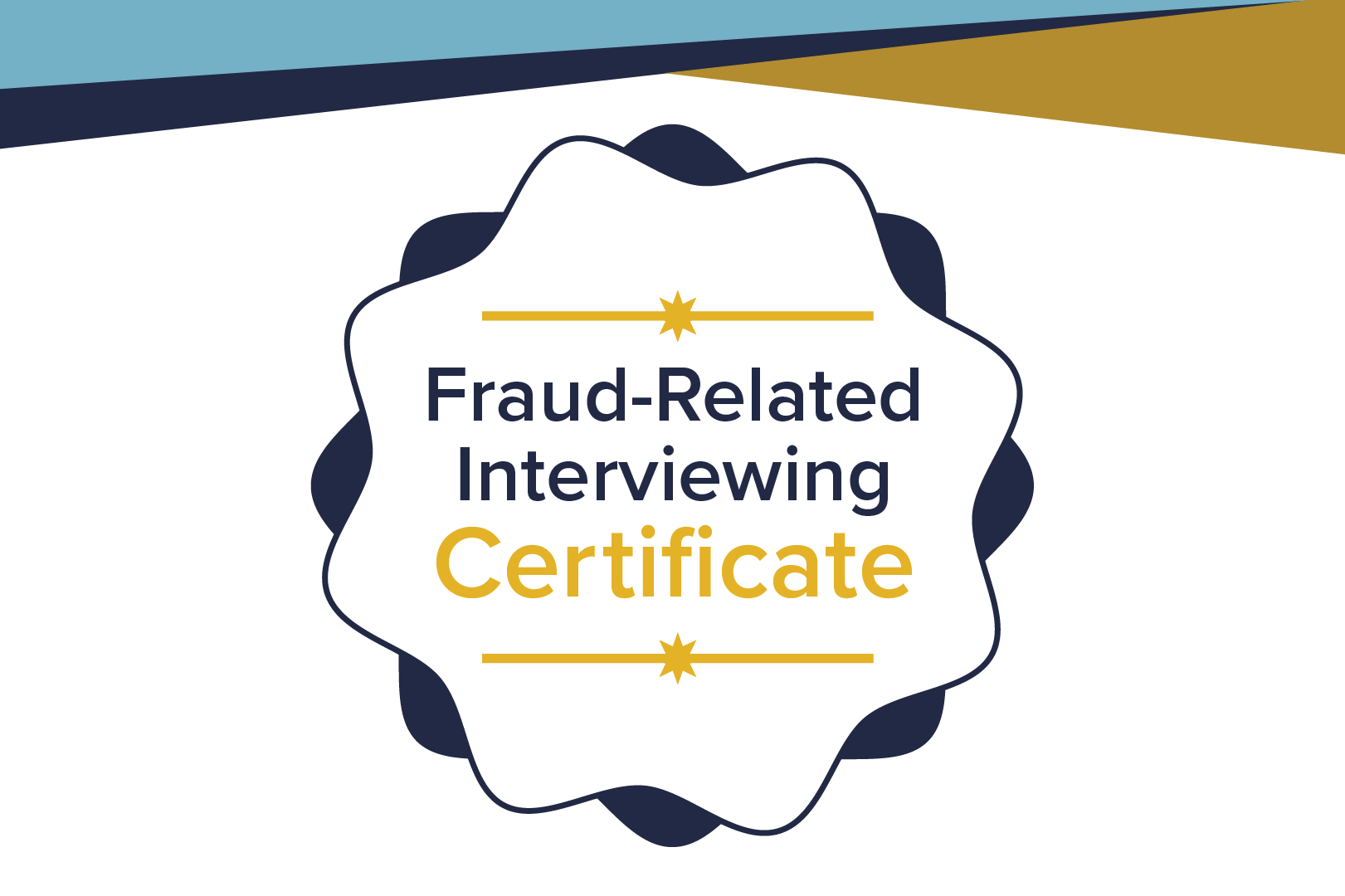 Image of Fraud-Related Interviewing Certificate Badge