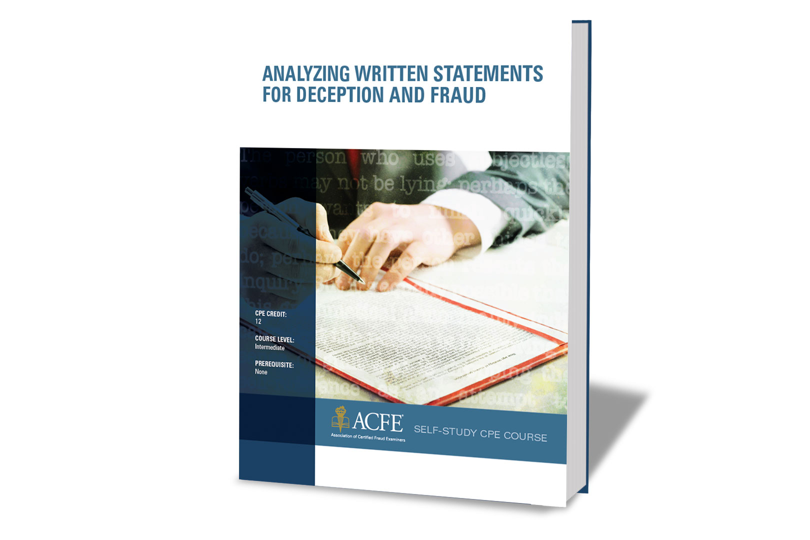Cover of Analyzing Written Statements for Deception and Fraud Workbook