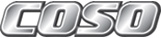 Coso logo in silver gradient